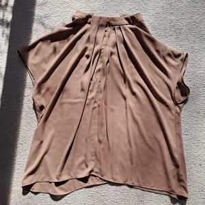 Elegant Brown Women's Top - sz. XL